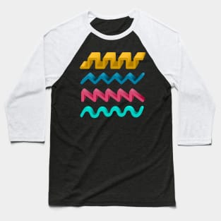 Synth Waveform for Analog Synthesizer Baseball T-Shirt